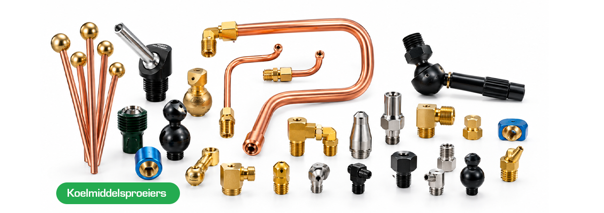 Overzicht van Coolant Nozzles en toebehoren